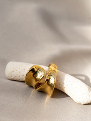 Swirl ring goud - LEEF mode en accessoires