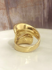 Swirl ring goud - LEEF mode en accessoires
