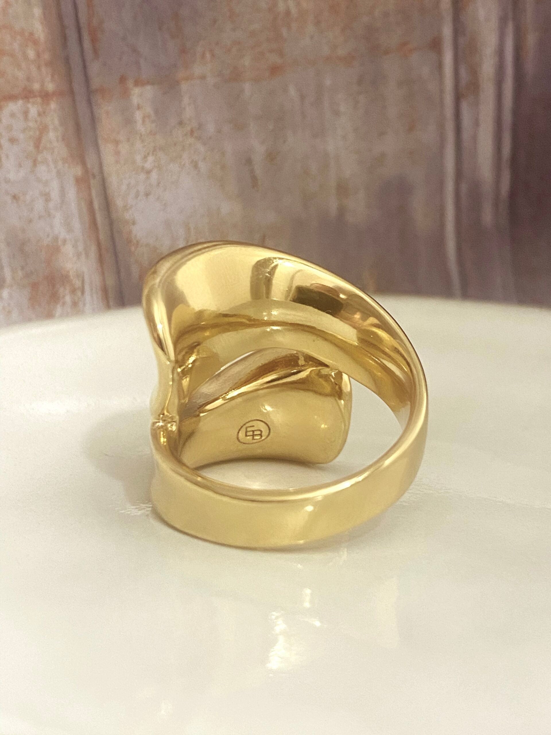 Swirl ring goud - LEEF mode en accessoires