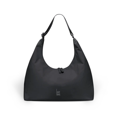 T-SHAPE BAG SMALL MONOCHROME 100 black - LEEF mode en accessoires