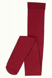 Tights Solid 622 Cabernet Red - LEEF mode en accessoires