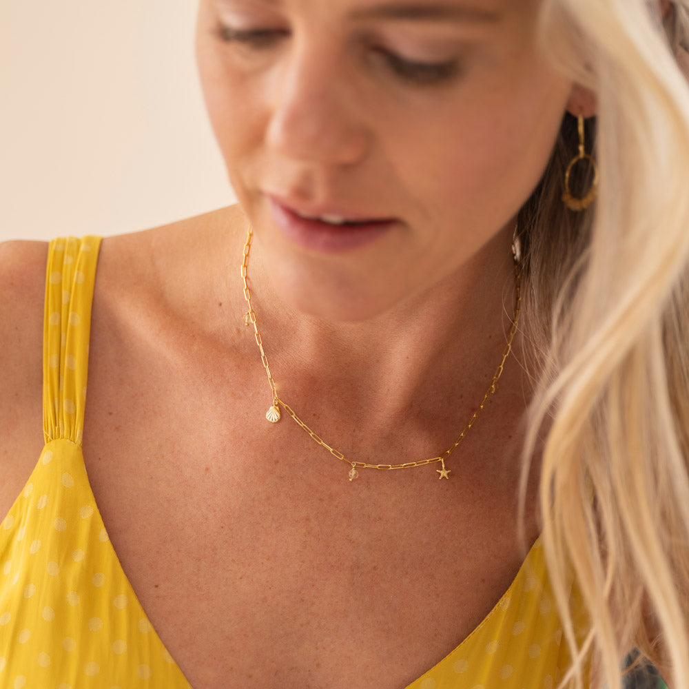 United Citrine Necllace GP Citrine - LEEF mode en accessoires