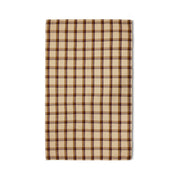 Vida Check Table Cloth Chestnut/cream - LEEF mode en accessoires