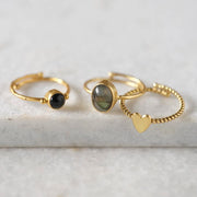 Visionary Garnet Ring SP Garnet - LEEF mode en accessoires