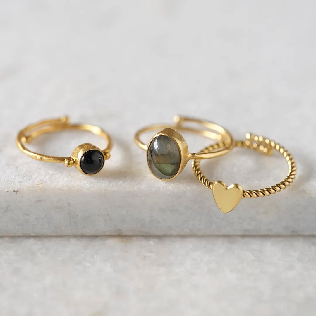 Visionary Garnet Ring SP Garnet - LEEF mode en accessoires