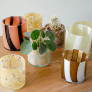 Waxinelichthouder Mila 10cm koraal - LEEF mode en accessoires