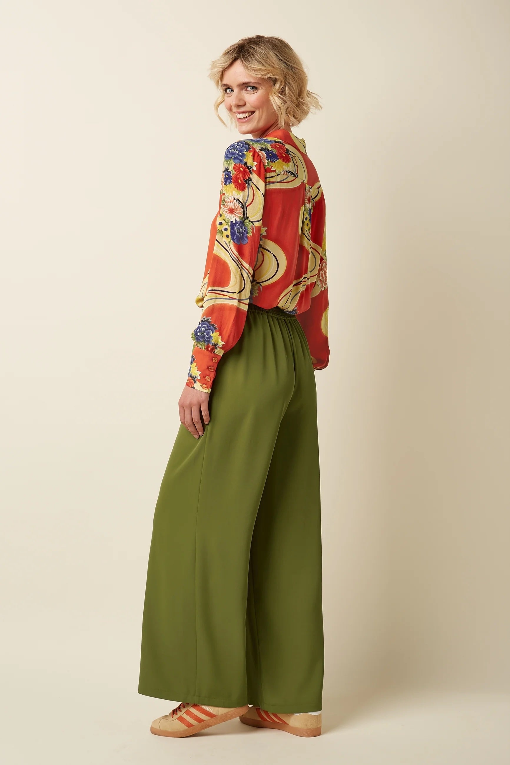 Winona Blouse Ember 945 Spicy Orange - LEEF mode en accessoires