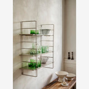 Wooden Candler Holder H:20cm Dark Naturel - LEEF mode en accessoires