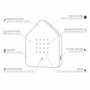 Zwitscherbox Grey Grey - LEEF mode en accessoires