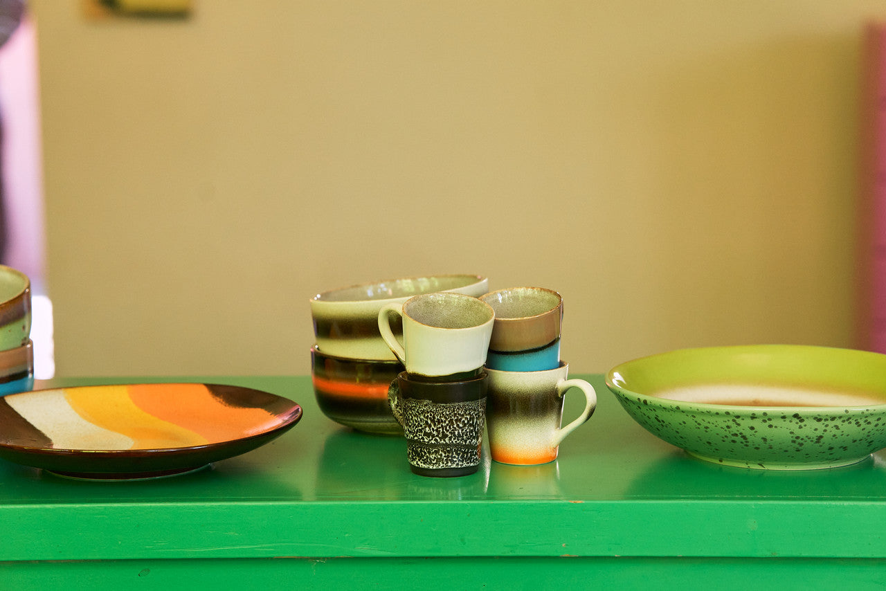 70's Ceramics Dinner plate Retro Wave - LEEF mode en accessoires
