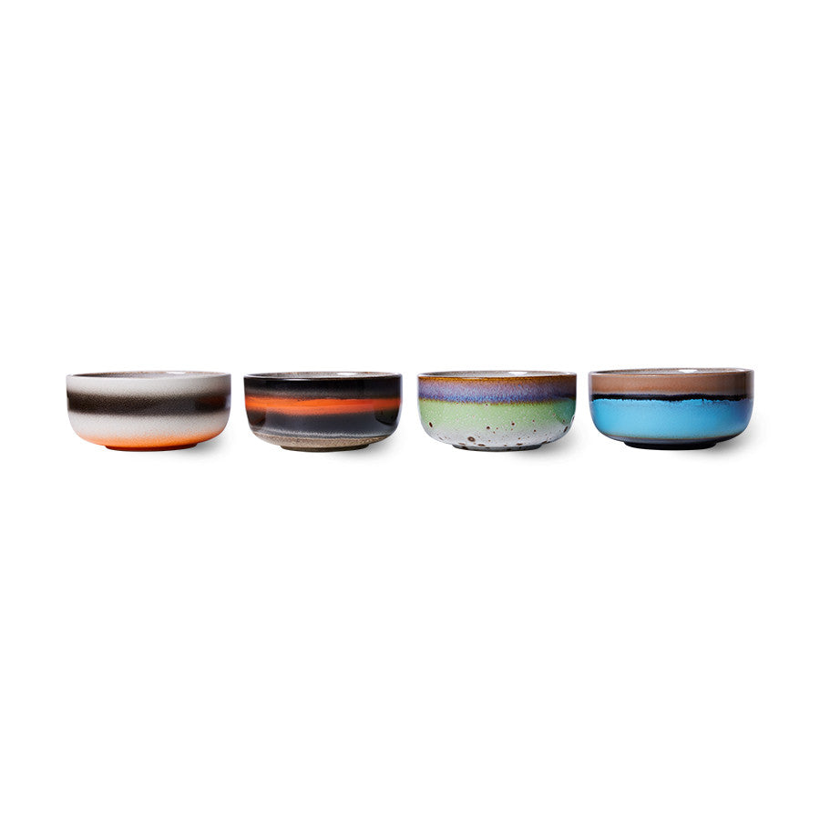 70's Ceramics dessert bowls Sunshine - LEEF mode en accessoires