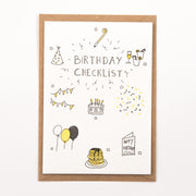 Birthday Checklist van Mr & Ms Flash te koop bij LEEF mode en accessoires Meppel
