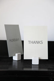 Blok Kandelaar White - LEEF mode en accessoires