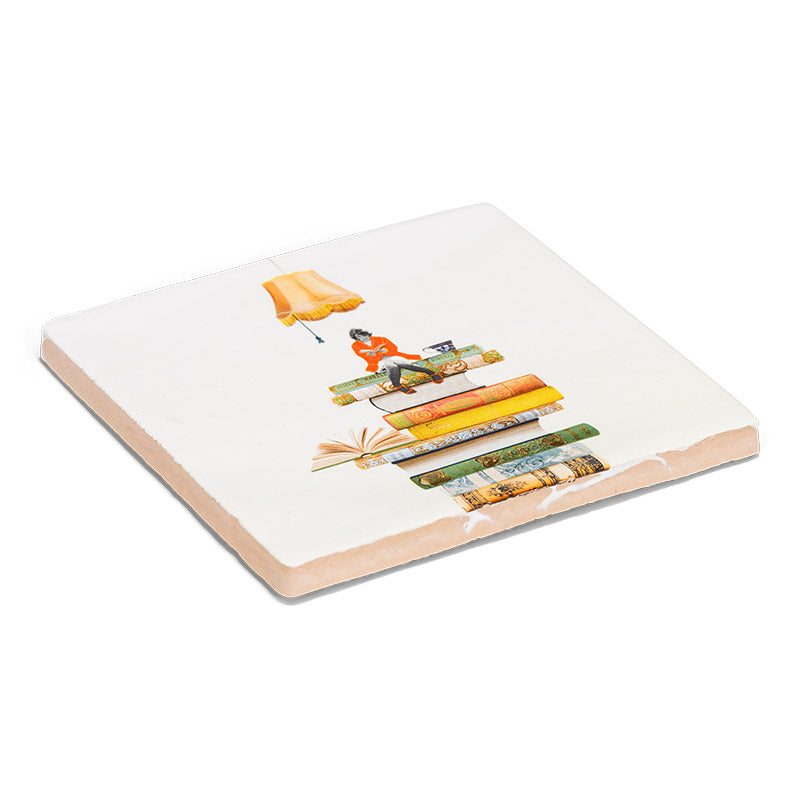 Bookworm 13 x13 van StoryTiles te koop bij LEEF mode en accessoires Meppel