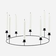 Candle Stand Ring Black van House Doctor te koop bij LEEF mode en accessoires Meppel