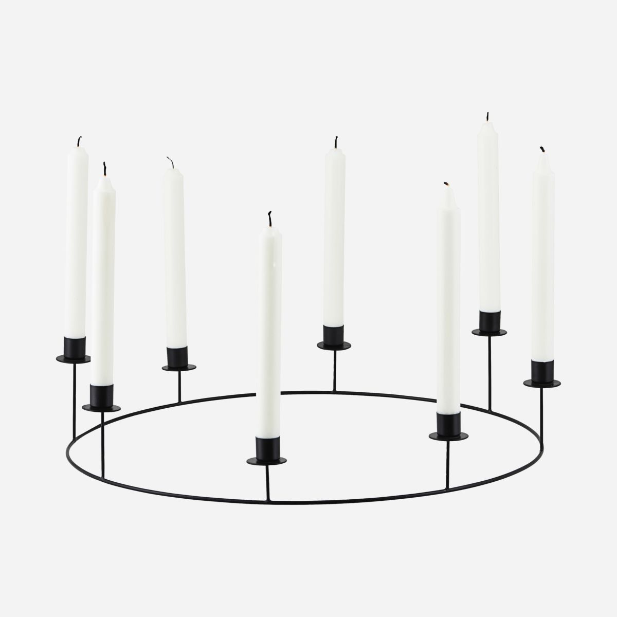Candle Stand Ring Black van House Doctor te koop bij LEEF mode en accessoires Meppel