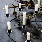 Candle Stand Ring Black van House Doctor te koop bij LEEF mode en accessoires Meppel