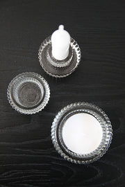 Ribbel waxinelichtje L Glas van Ons Hus te koop bij LEEF mode en accessoires Meppel