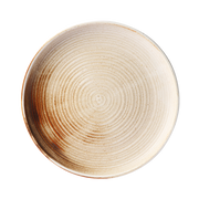 Rustic Diner Plate  Cream/Brown van HKliving te koop bij LEEF mode en accessoires Meppel