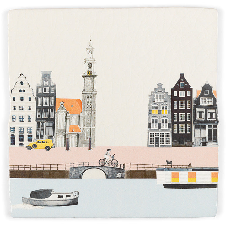 Struinen door Amsterdam 13 x 13cm - LEEF mode en accessoires