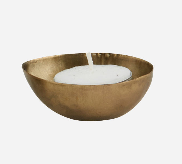 Tea light Egg, goud Gold van House Doctor te koop bij LEEF mode en accessoires Meppel