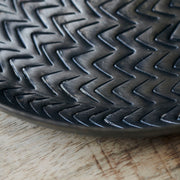 Tray, rattan, brushed black finish dia:16cm Brushed black finish van House Doctor te koop bij LEEF mode en accessoires Meppel