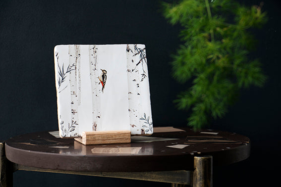 Up in the trees 10x10 van StoryTiles te koop bij LEEF mode en accessoires Meppel