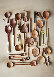 Wooden spoon Burned Mango van Madam Stoltz te koop bij LEEF mode en accessoires Meppel