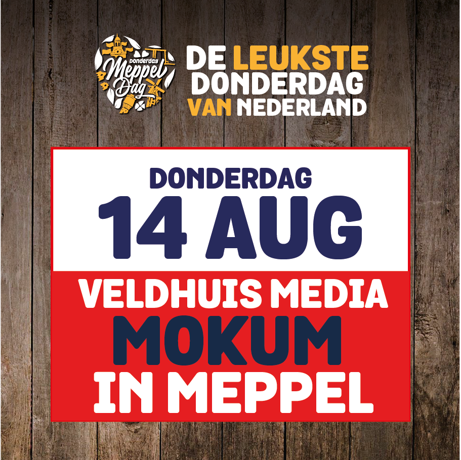 Donderdag Meppeldag 14 augustus 2025