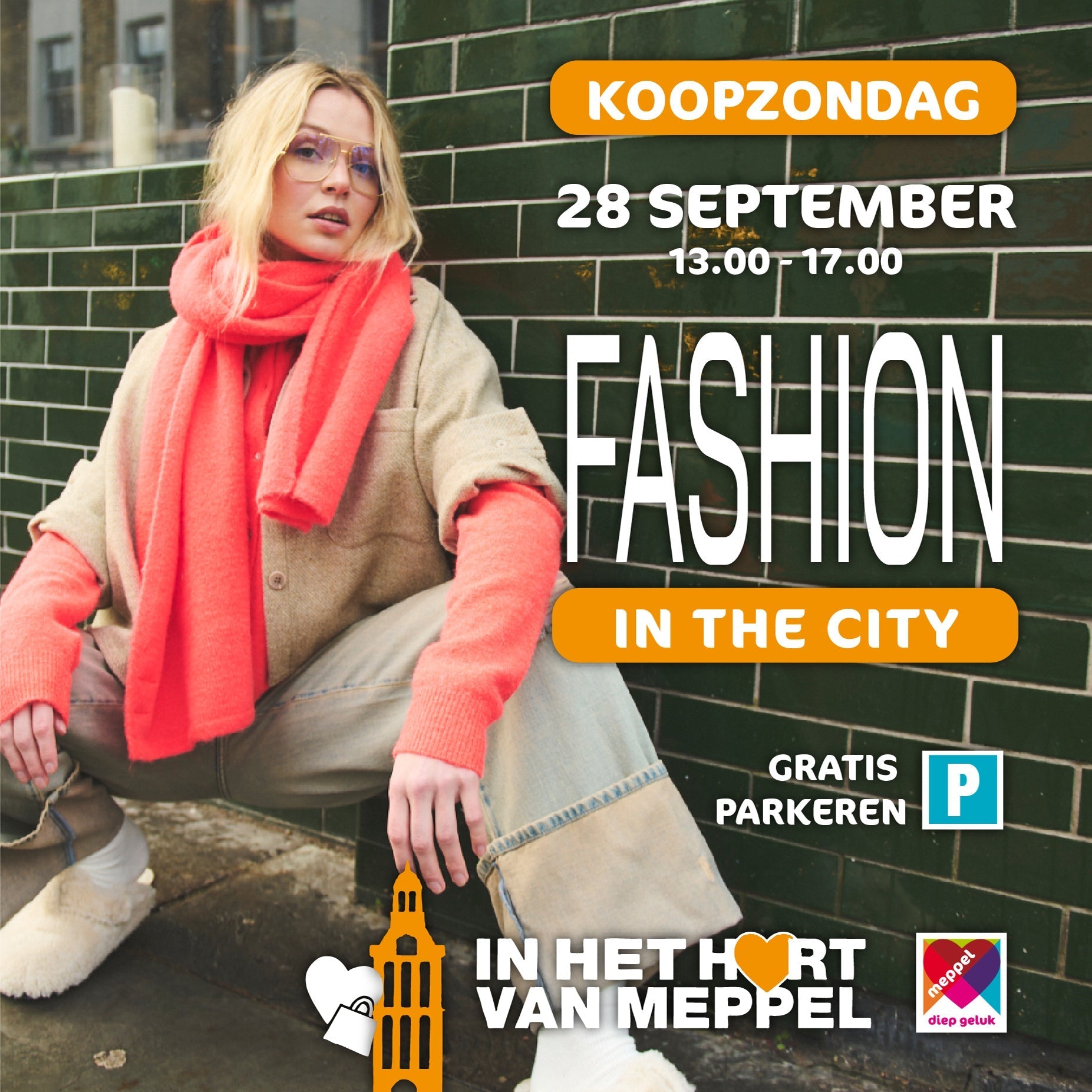 Koopzondag in Meppel 28 september 2025: Fashion in the City