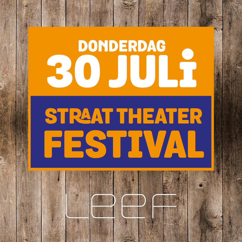 Straattheater tijdens de Donderdag Meppeldag op 30 juli in de binnenstad van Meppel.