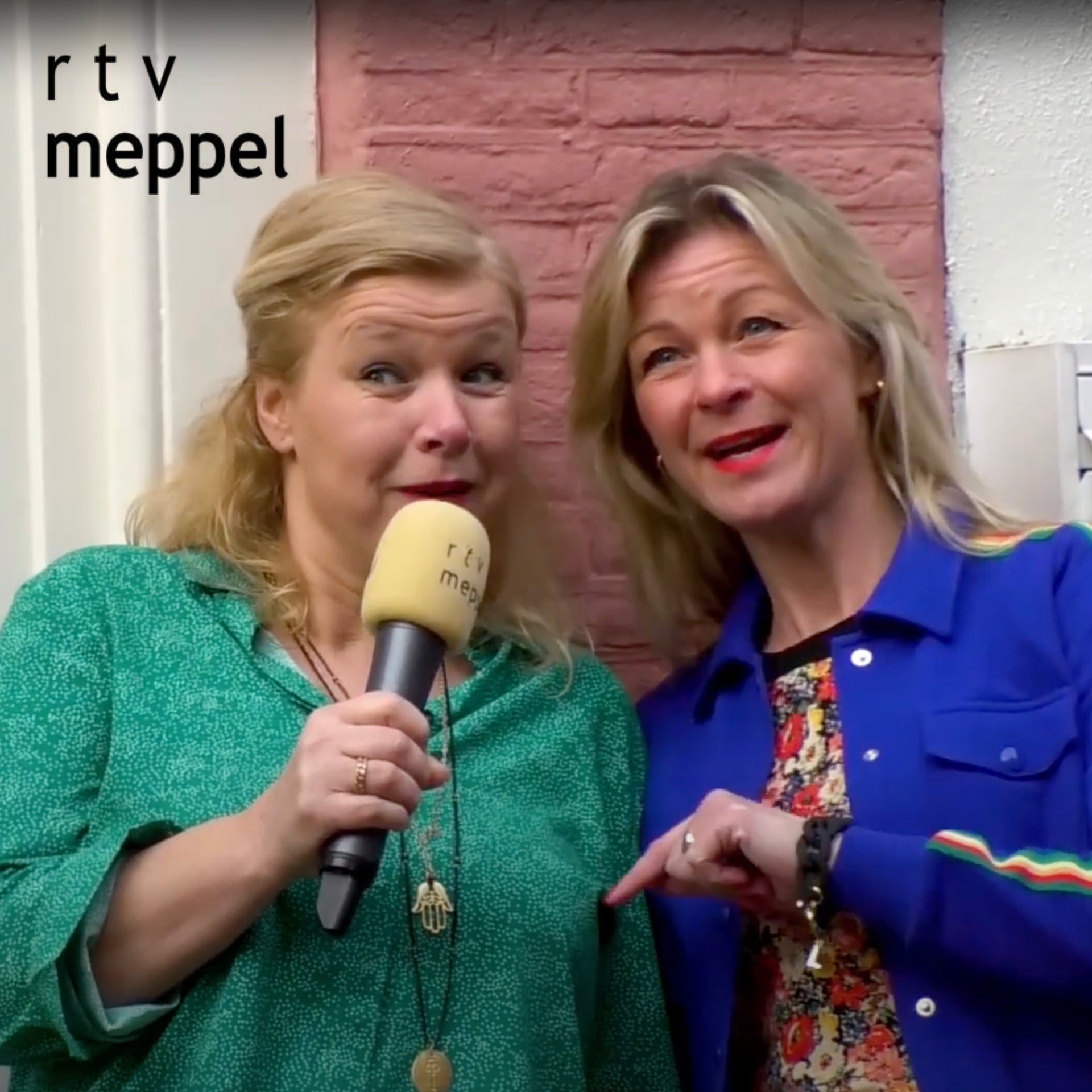 Alinde en Jantine van LEEF bij RTV Meppel