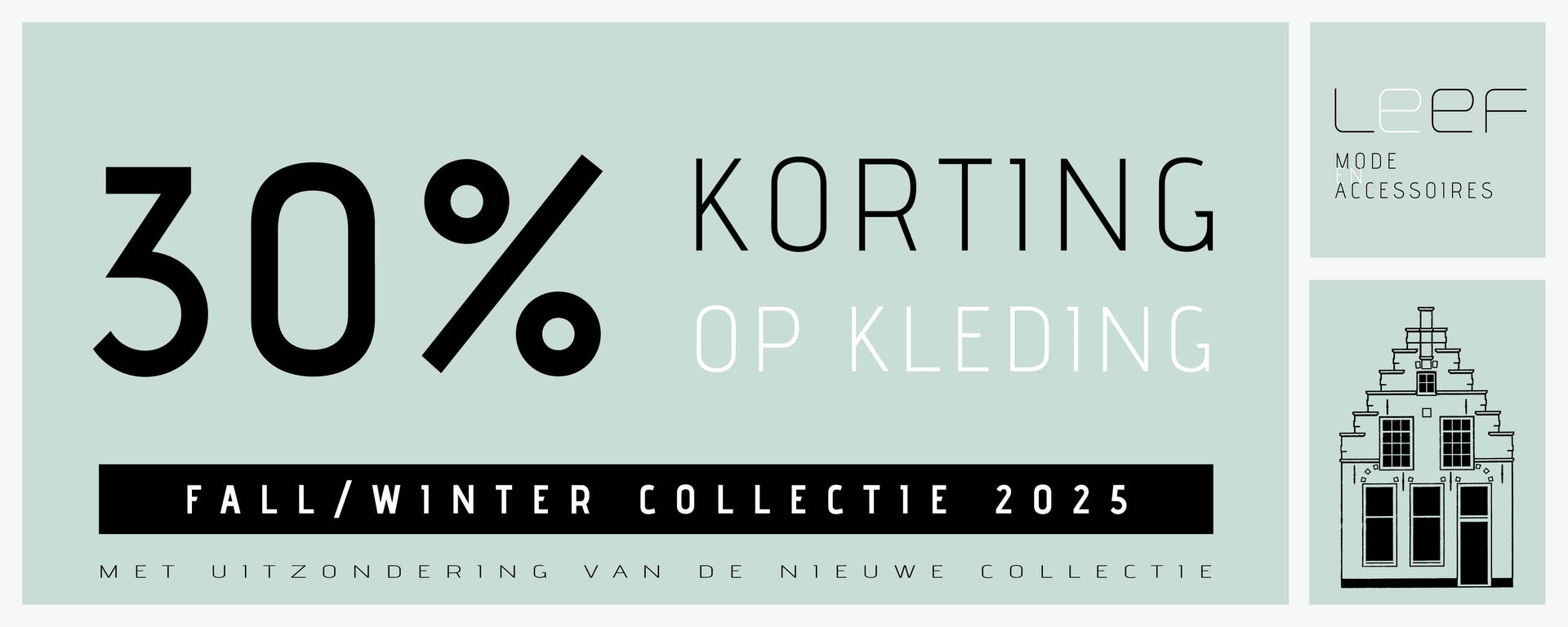 Sale bij LEEF mode en accessoires