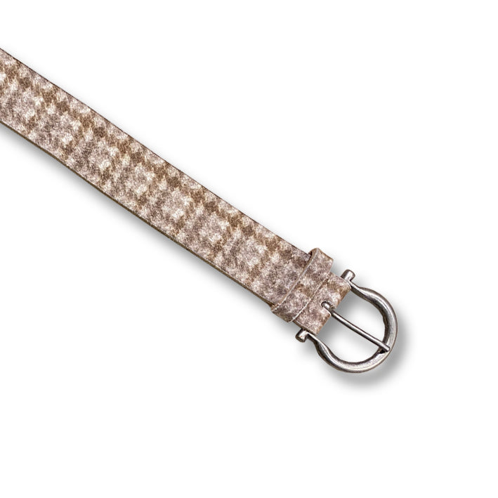 3,5 cm ruit Tweed beige - LEEF mode en accessoires