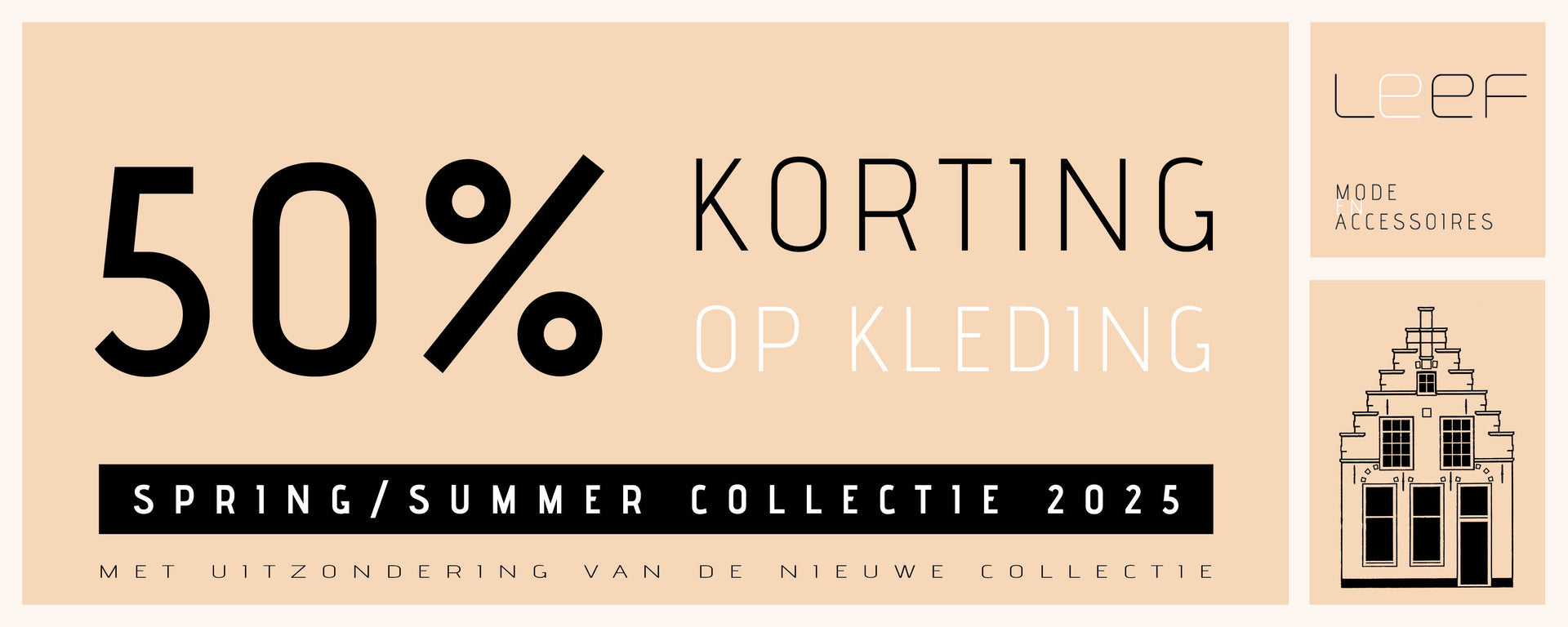 Sale bij LEEF mode en accessoires