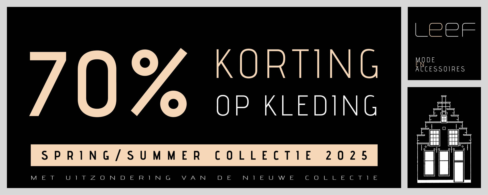 Sale bij LEEF mode en accessoires