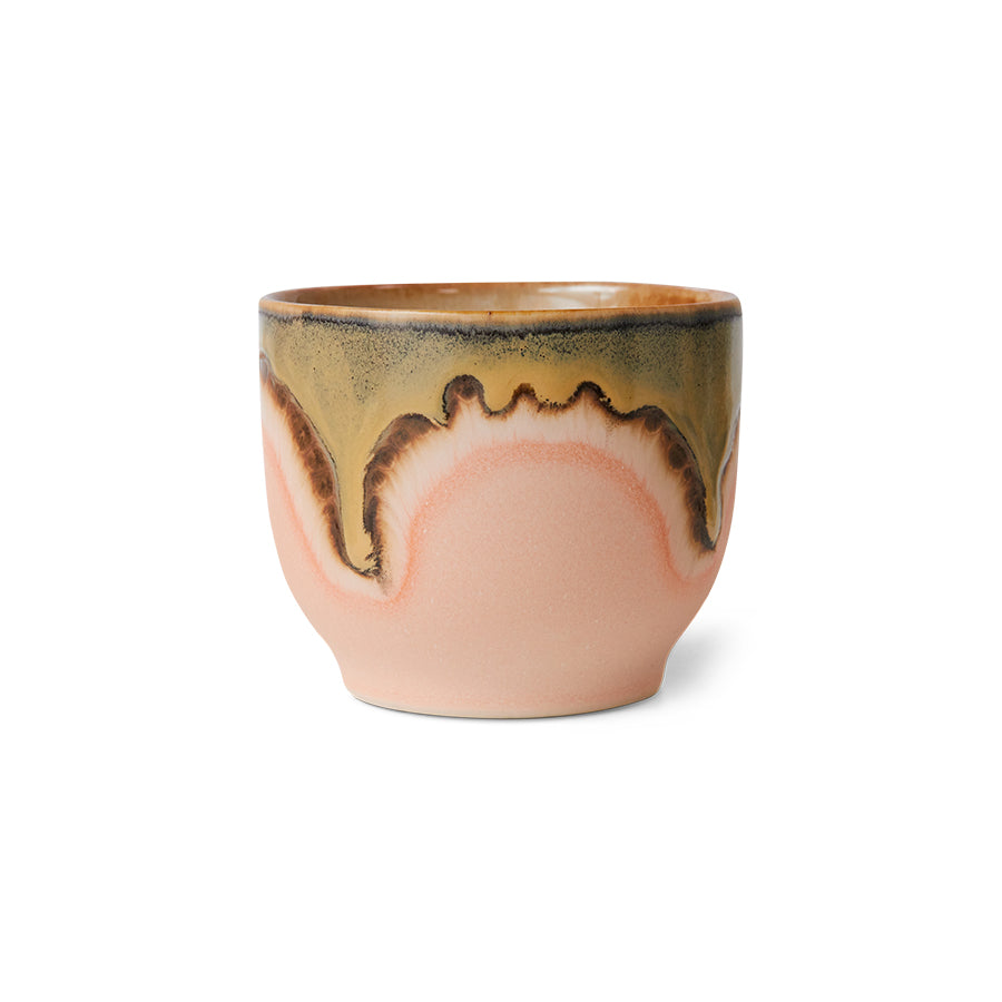 70's Ceramics Cafe Cup Blossom