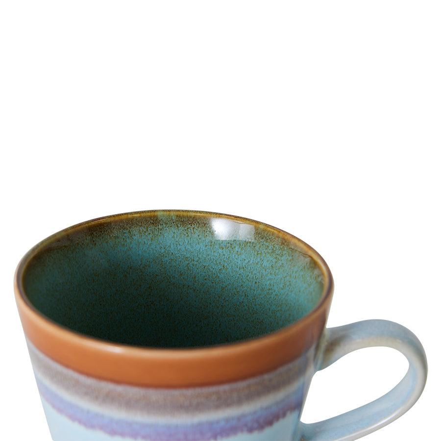 70's Ceramics Cappuccino Mug Ash - LEEF mode en accessoires