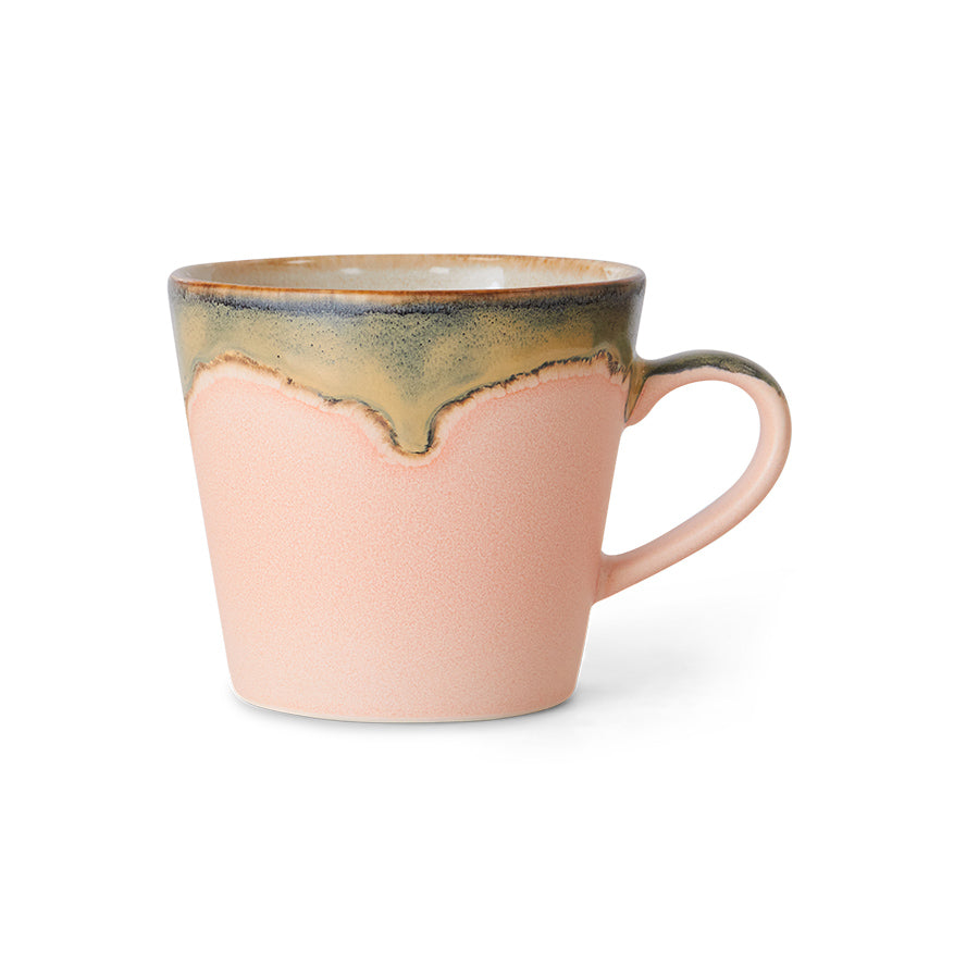 70's Ceramics Cappuccino Mug Blossom