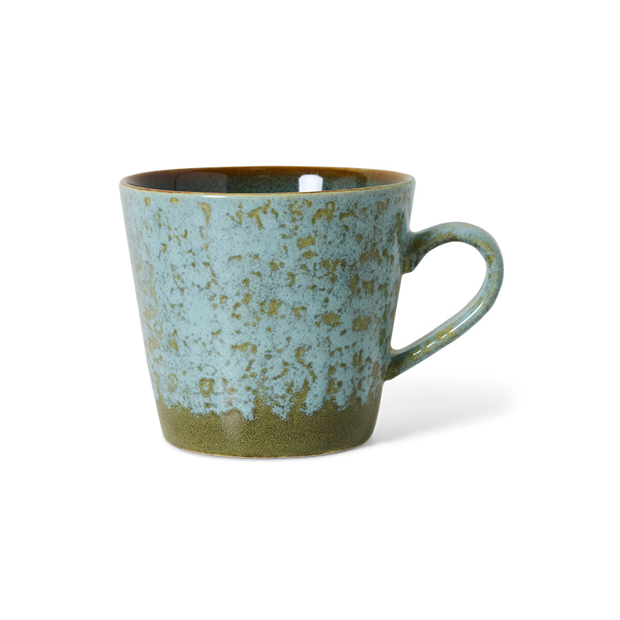 70's Ceramics Cappuccino Mug Verdigris
