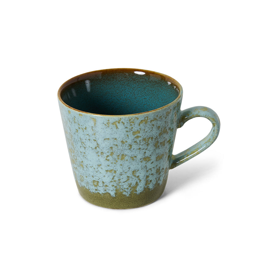 70's Ceramics Cappuccino Mug Verdigris