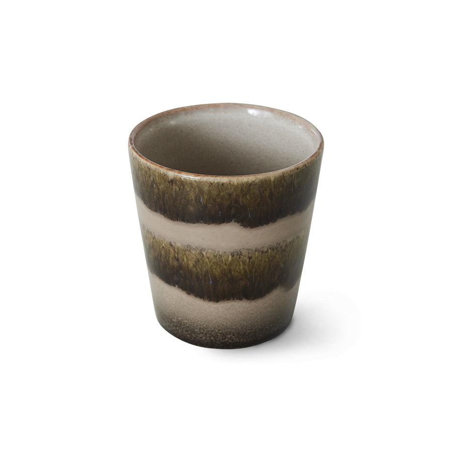 70's Ceramics Coffee Mug Fern - LEEF mode en accessoires