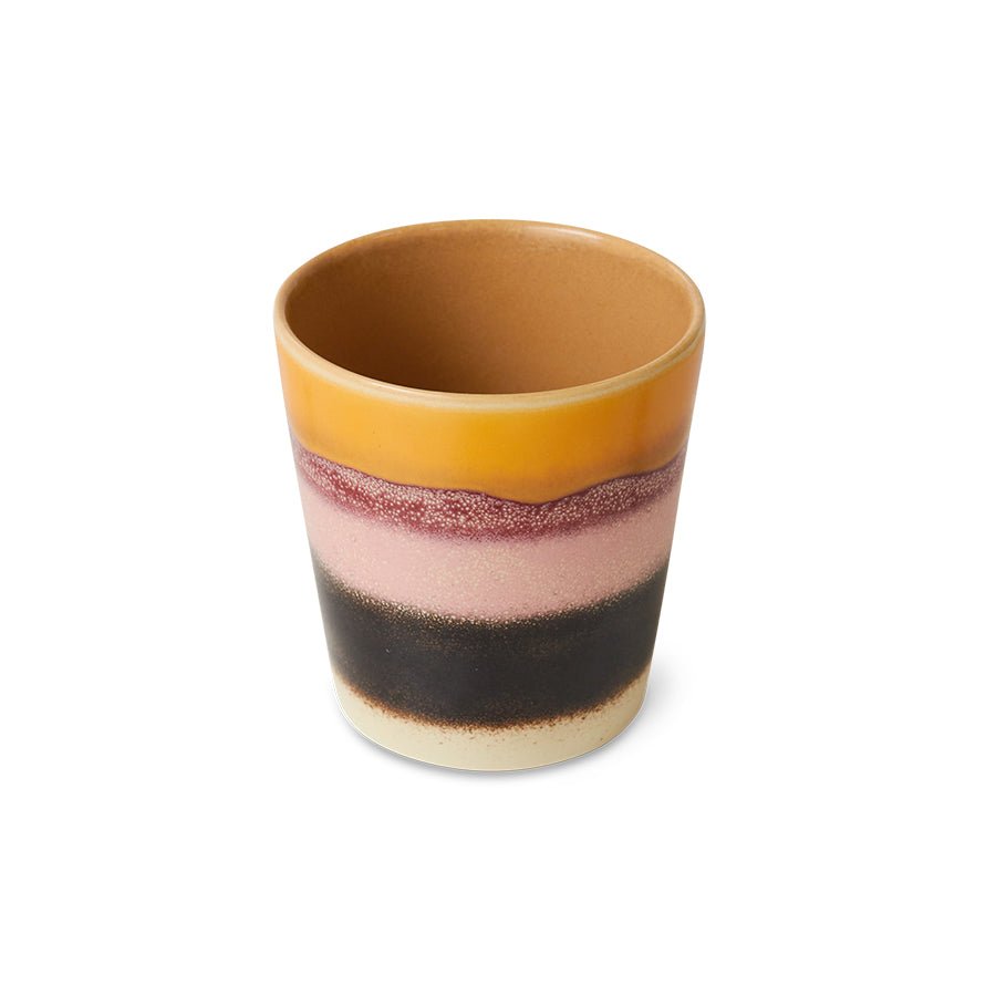 70s Ceramics Coffee Mug  Sunset