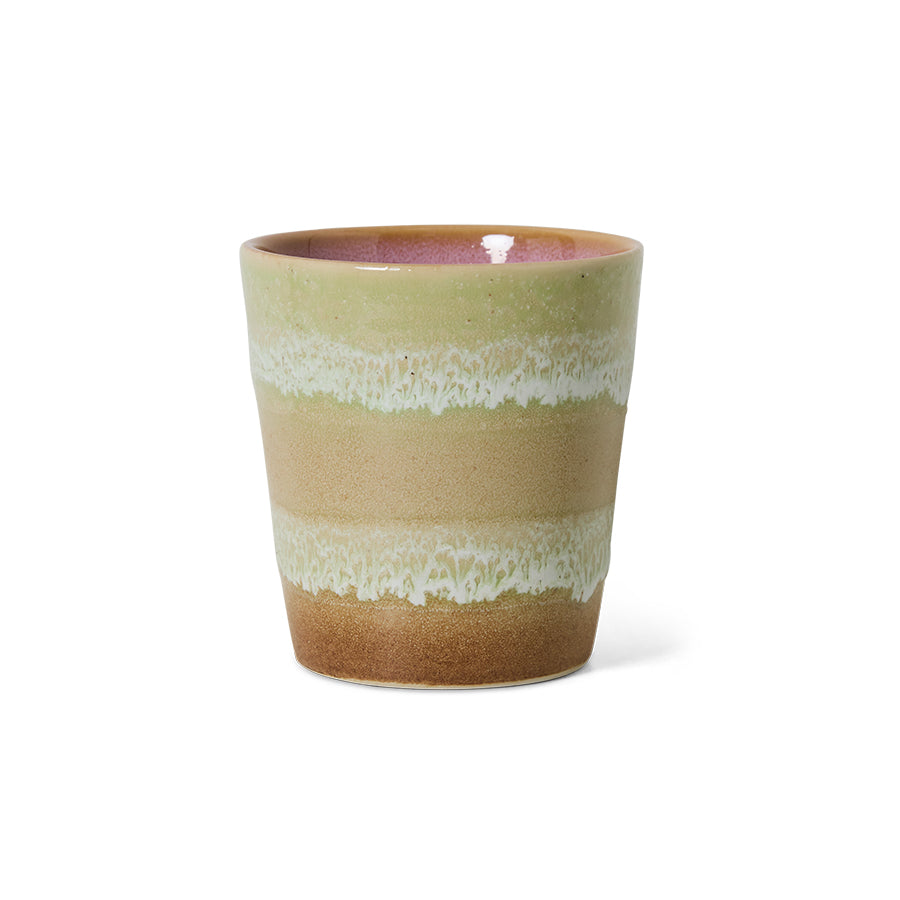 70's Ceramics Coffee Mug Umber
