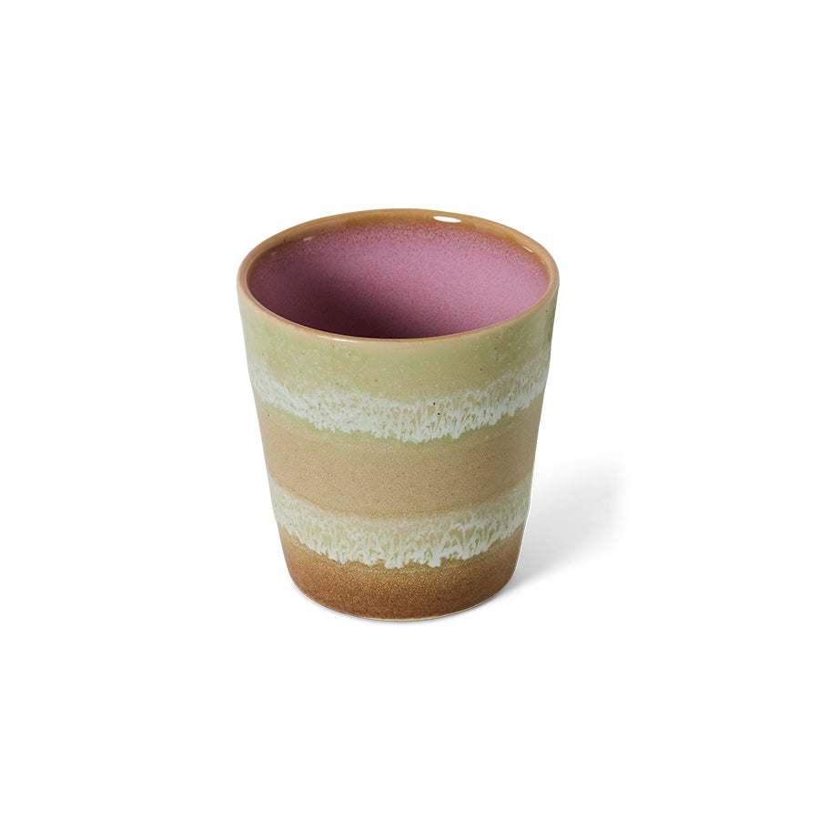 70's Ceramics Coffee Mug Umber