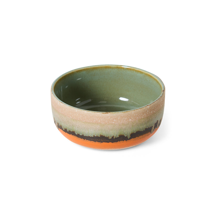 70's Ceramics Dessert Bowl Burst