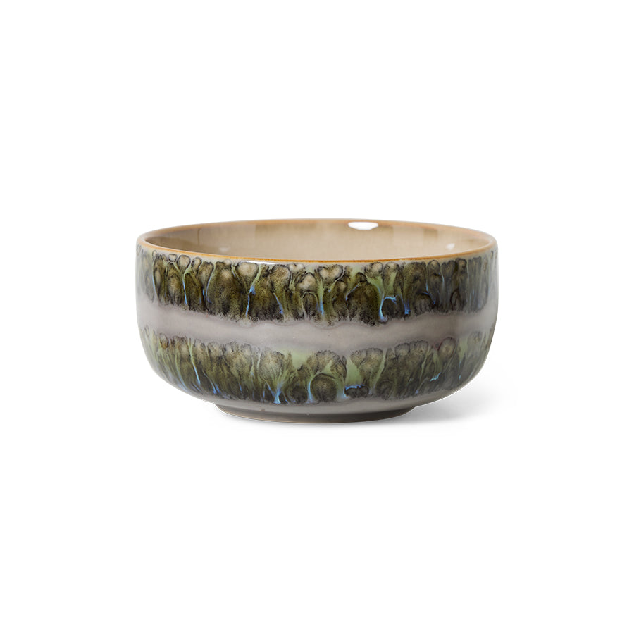70's Ceramics Dessert Bowl Fern