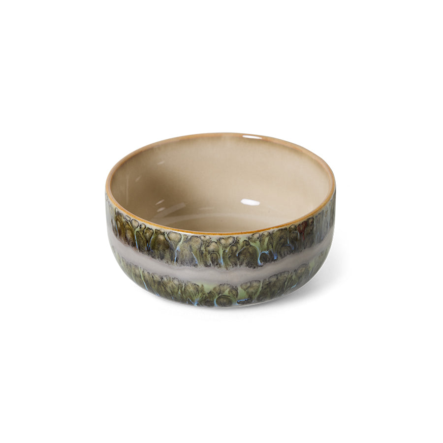 70's Ceramics Dessert Bowl Fern