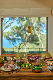 70sCeramicsDinnerPlatePalms__6