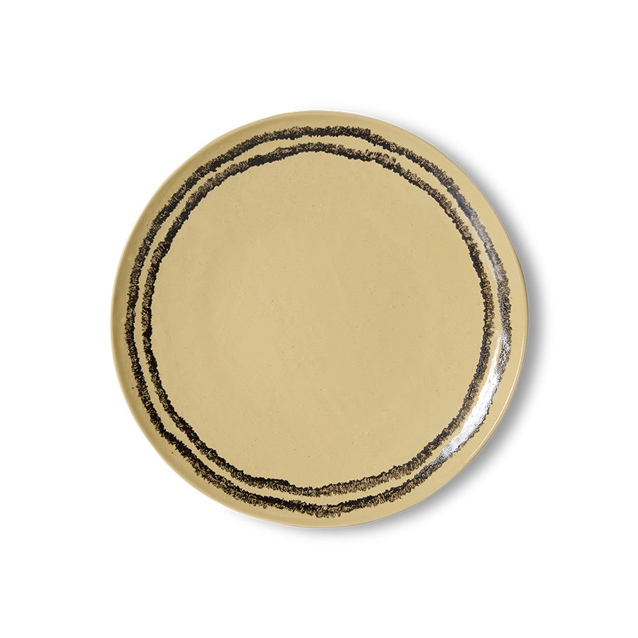 70sCeramicsDinnerPlateVanilla__1